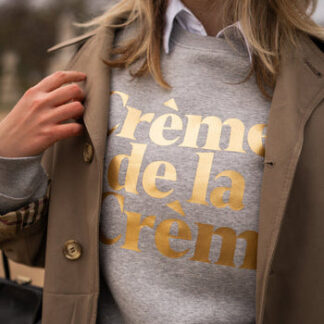 Creme de la Creme – grau / gold