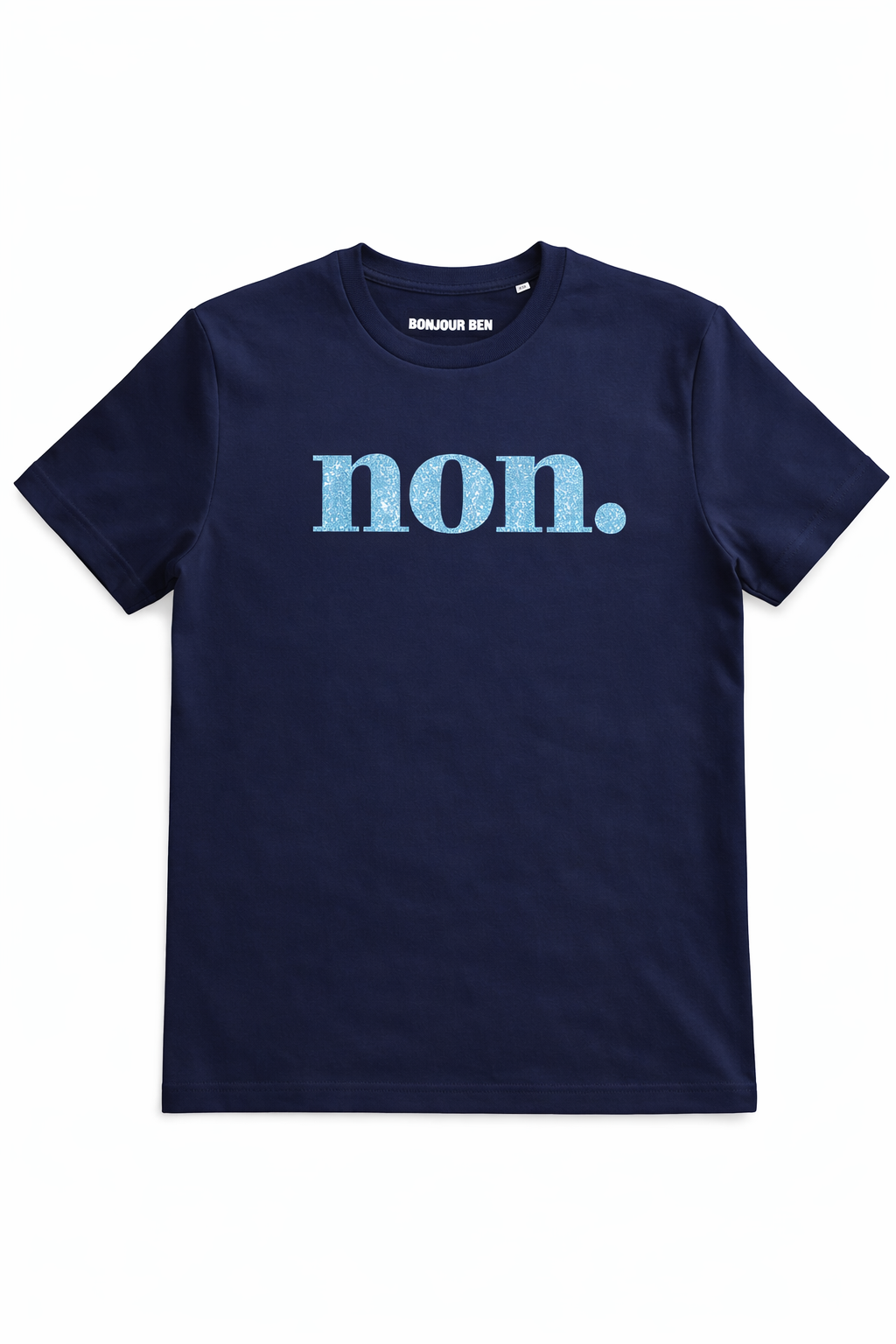 Non T-Shirt Dunkelblau/Aquablauglitzer