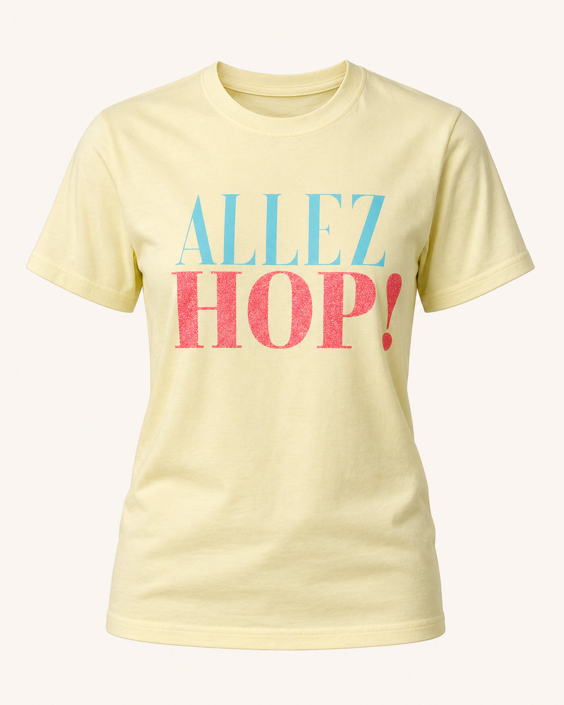 ALLEZ-HOP! T-Shirt Leon / Blau Koralle Glitzer